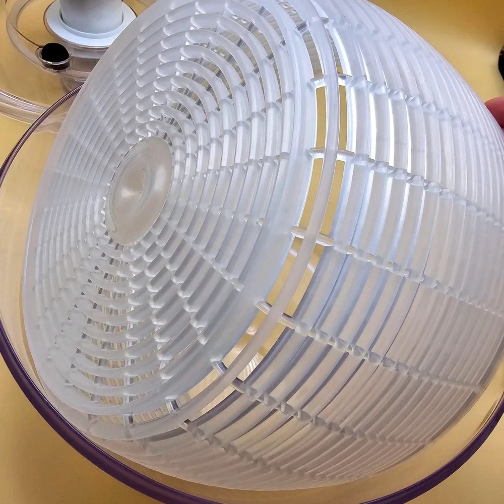 OXO‎ Good Grips Salad Spinner Large Clear White Black